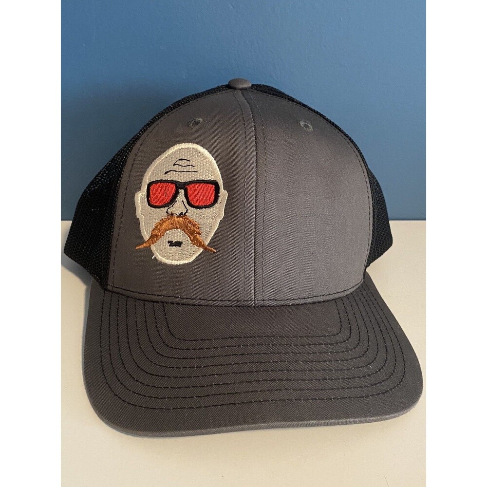Richardson 112 Trucker Snapback Hat Cap Handlebar Mustache/Biker Excellent